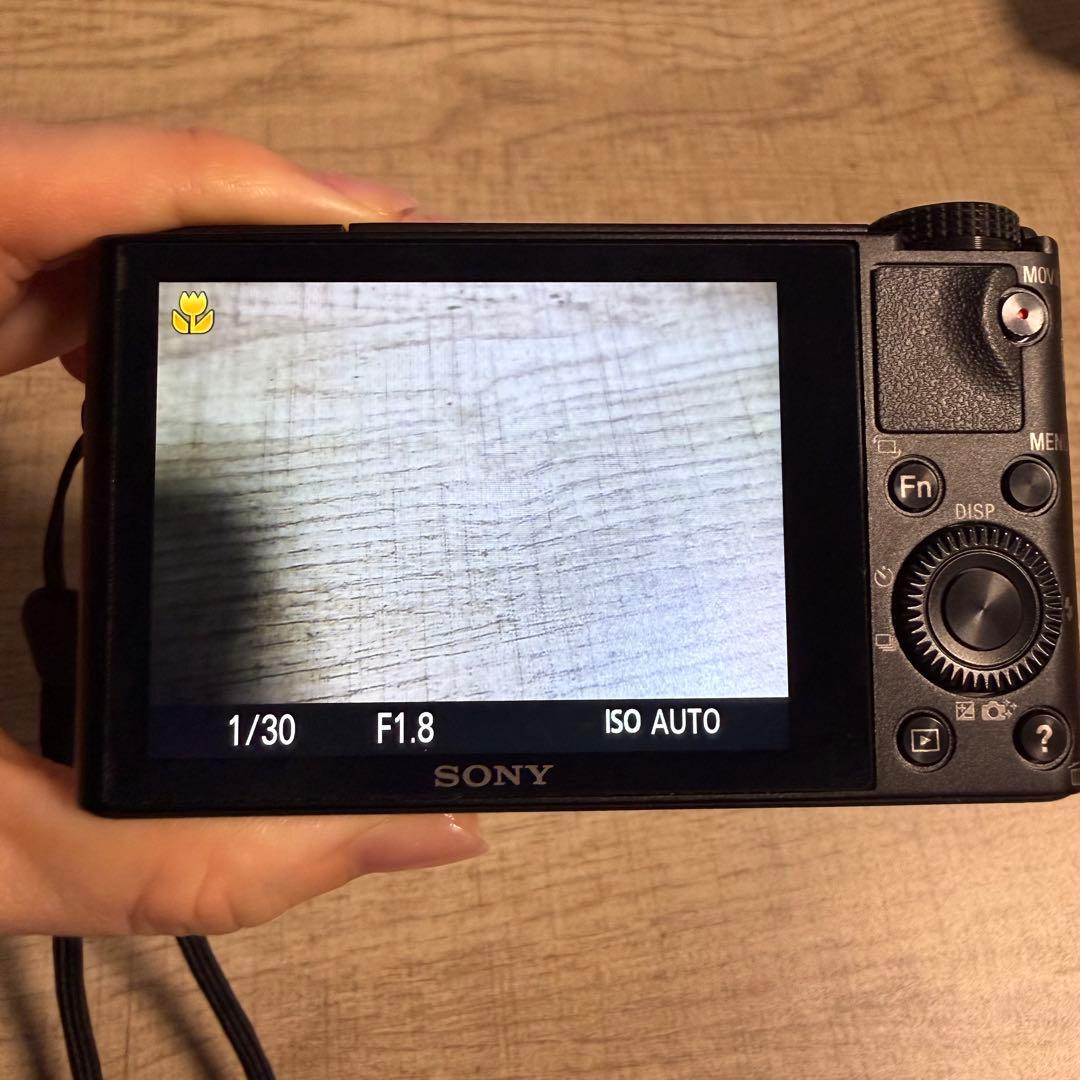 SONY ソニー　デジカメ　黒　Cyber-shot DSC-RX100 箱