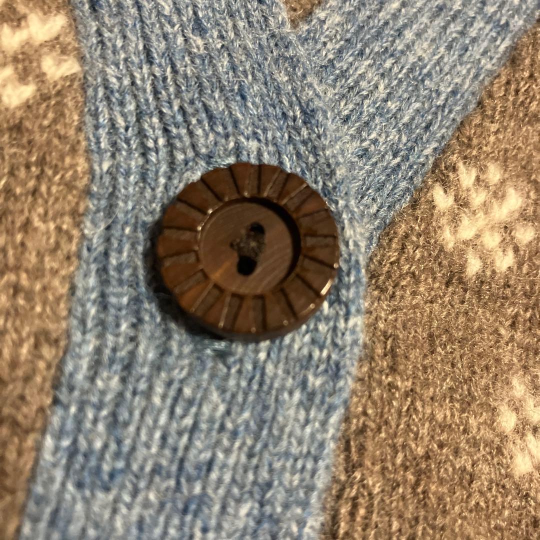 【極美品‼️】Wool rich ヴィンテージカーディガン M ウール100 古着