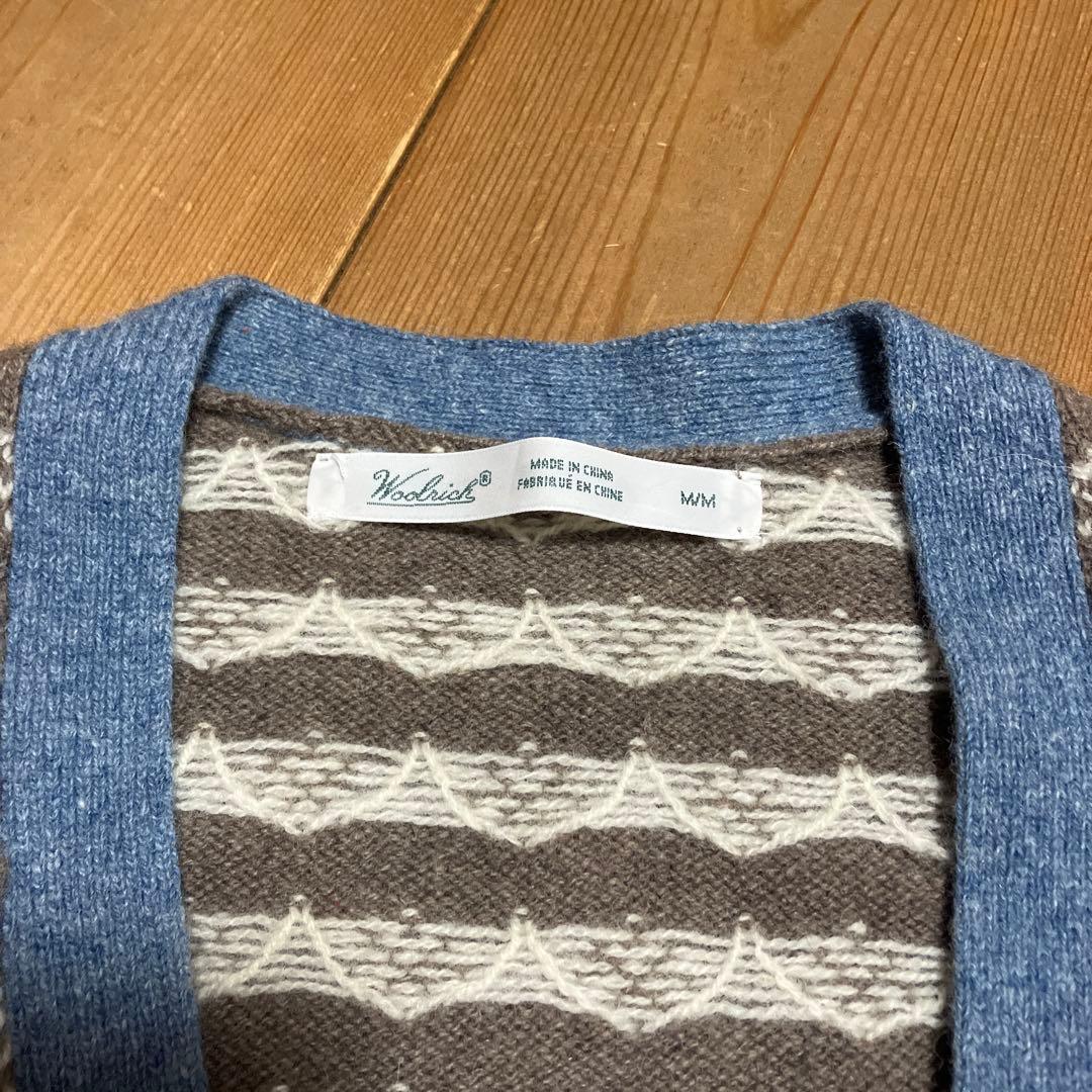 【極美品‼️】Wool rich ヴィンテージカーディガン M ウール100 古着