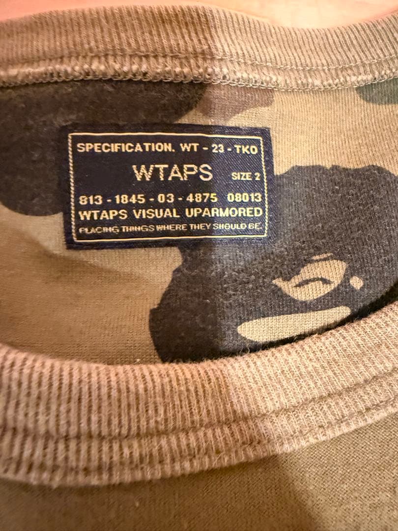 WTAPS × BAPE DESIGN S/S TEE 猿カモポケット 17AW