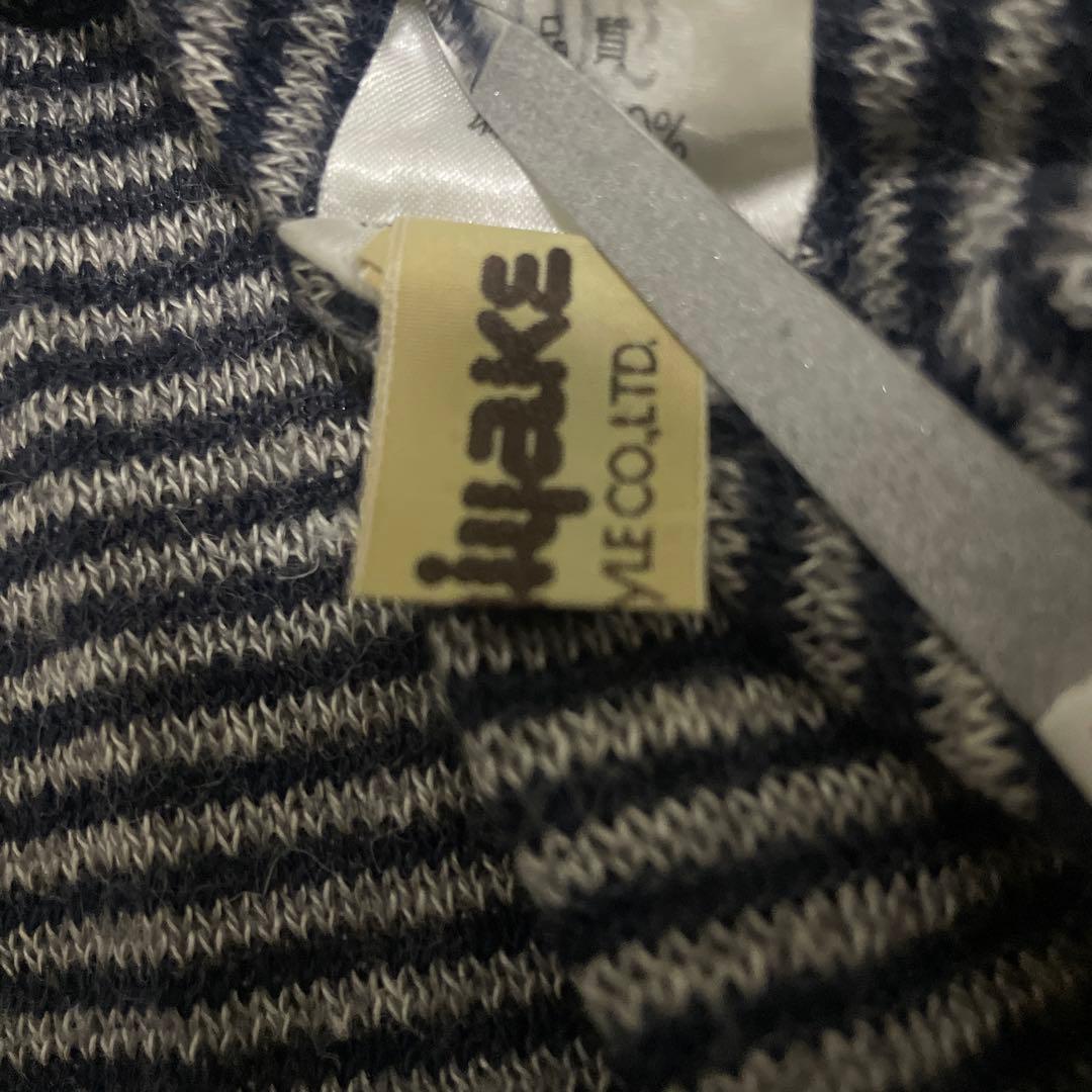 Issey Miyake ストライプTシャツ 半袖 4/1迄の掲載