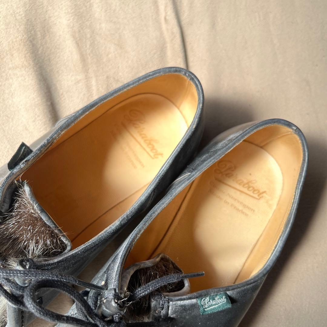 廃盤　paraboot ミカエルフォック ブラック アザラシ　43