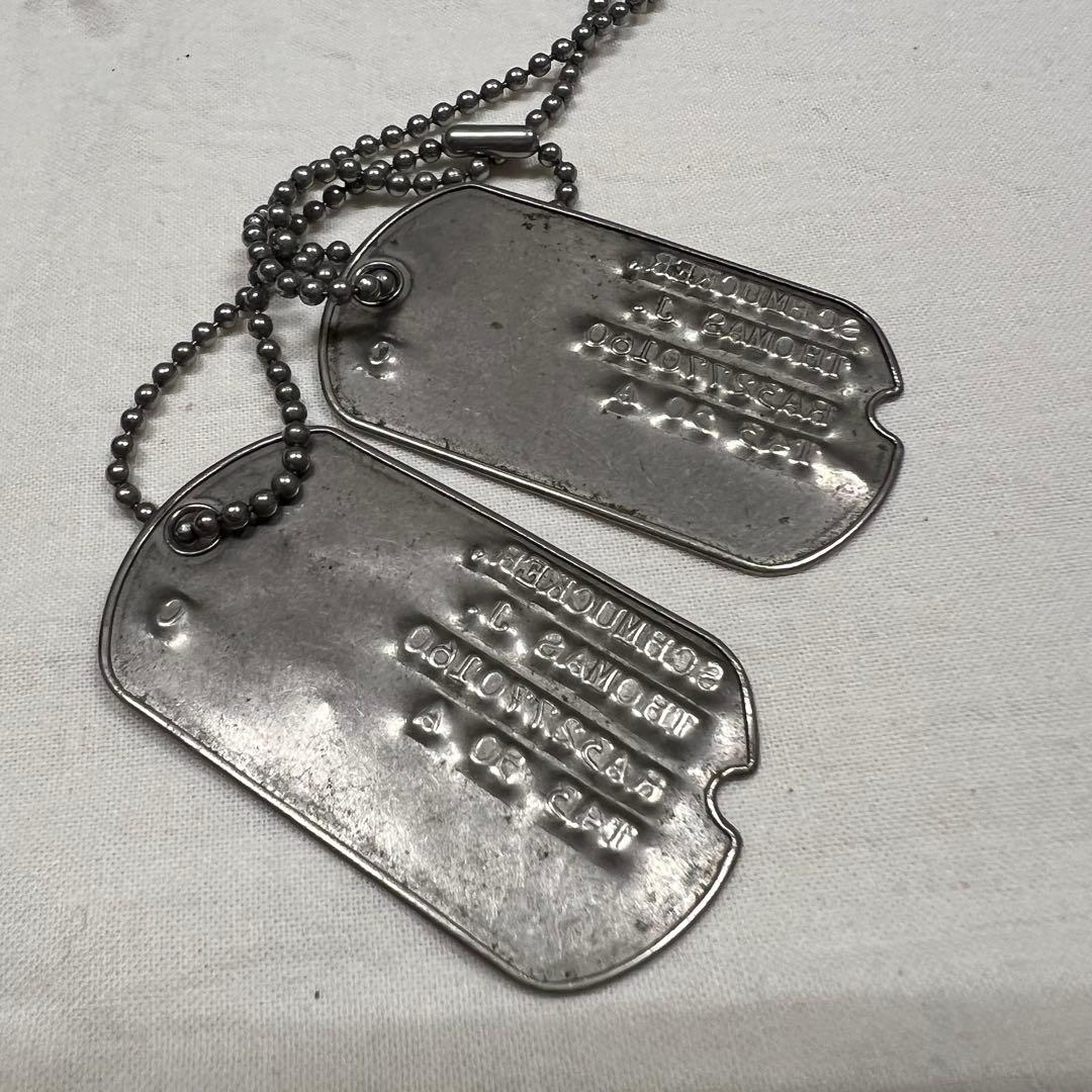 50s US ARMY ドッグタグ 当時物
