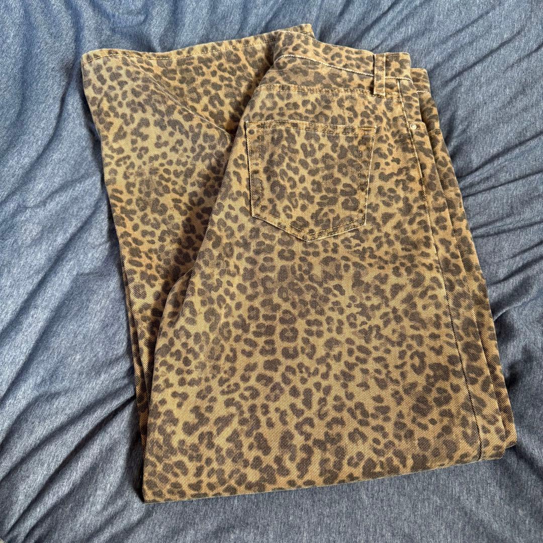 パンツ LEOPARD WIDE LEG PT-D