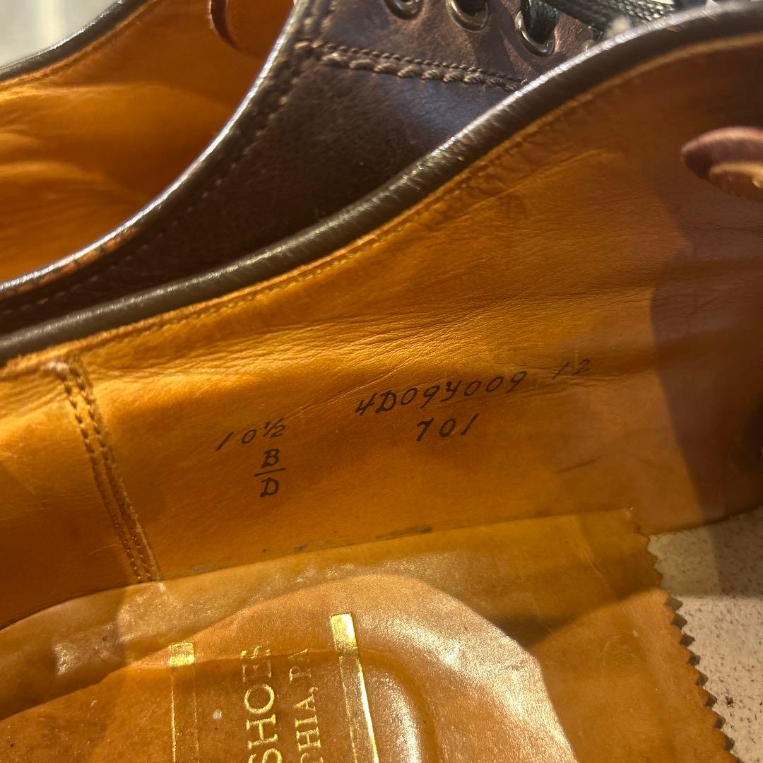 【値引交渉可】ALDEN オールデン　701 モックトゥオックスフォード　カーフ