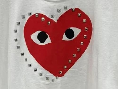 PLAY COMME des GARÇONS ハートTシャツS