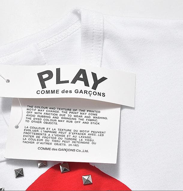PLAY COMME des GARÇONS ハートTシャツS
