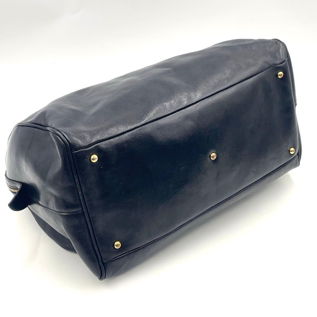 【美品】ゴールドファイル ボストンバッグ オールレザー ドイツ製 最高級 メンズ