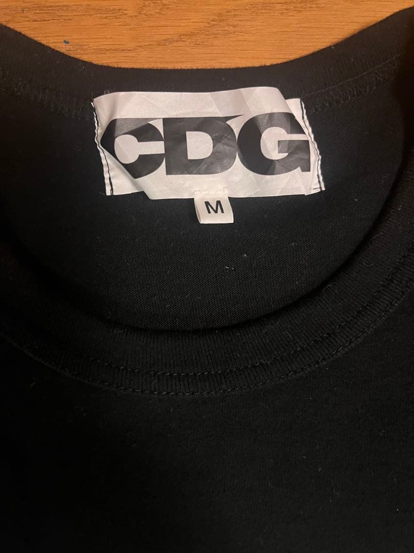 CDG ロゴプリント Tシャツ ブラック