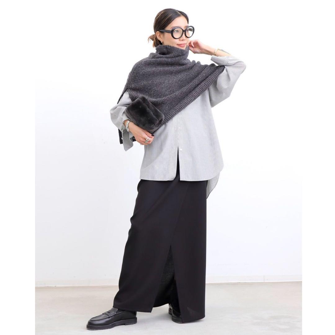 アパルトモン GOOD GRIEF RIBBED KNIT スヌード 新品