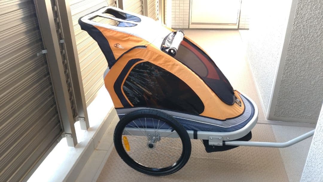 Via Velo チャイルドトレーラー（コストコ購入・ヒッチコネクター3個付き）