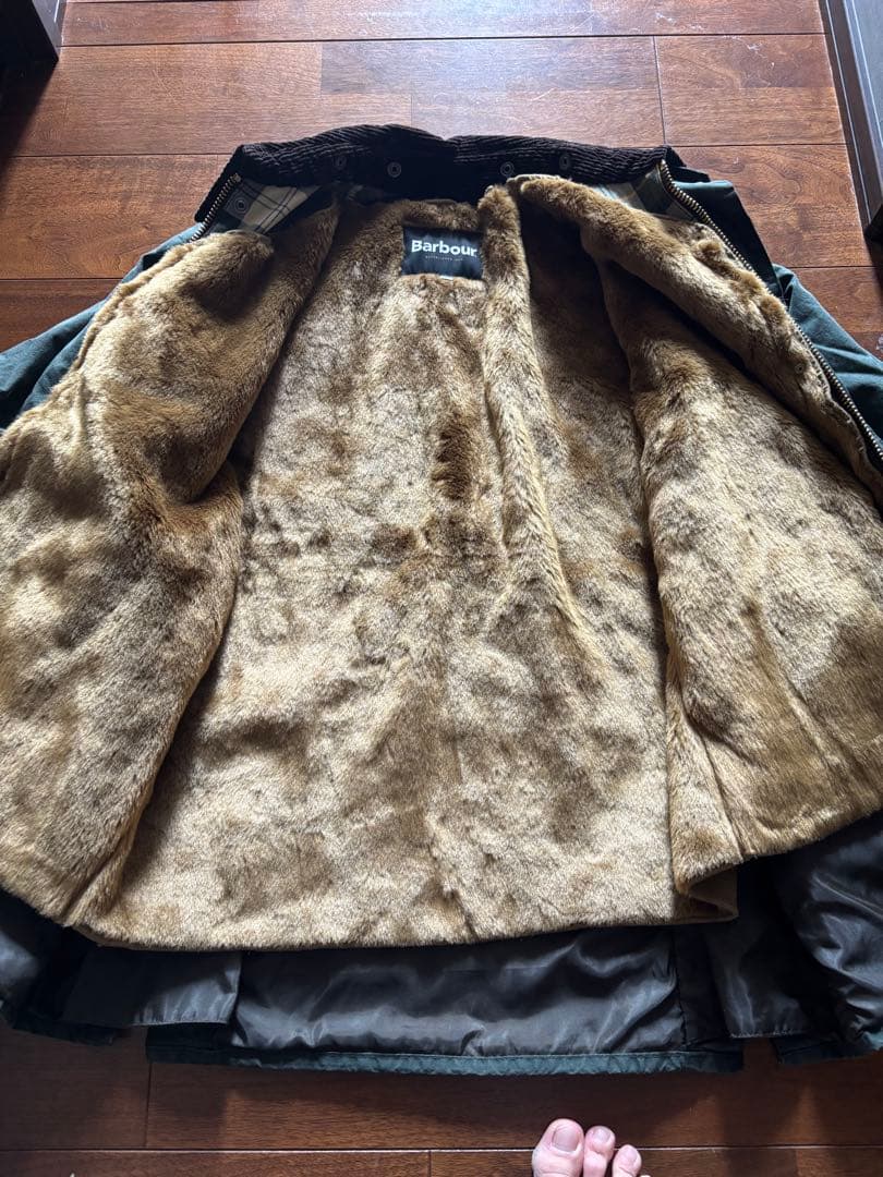 ライナー付 Barbour × BEAMS F 別注 BEDALE ウォッシュド