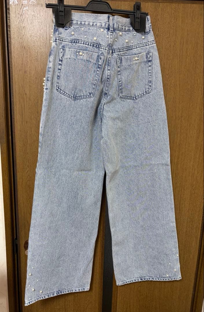 マーキュリーデュオ　パールデニムパンツ