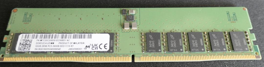Crucial MTC20C2085S1EC56BD1R DDR5 32GB ①