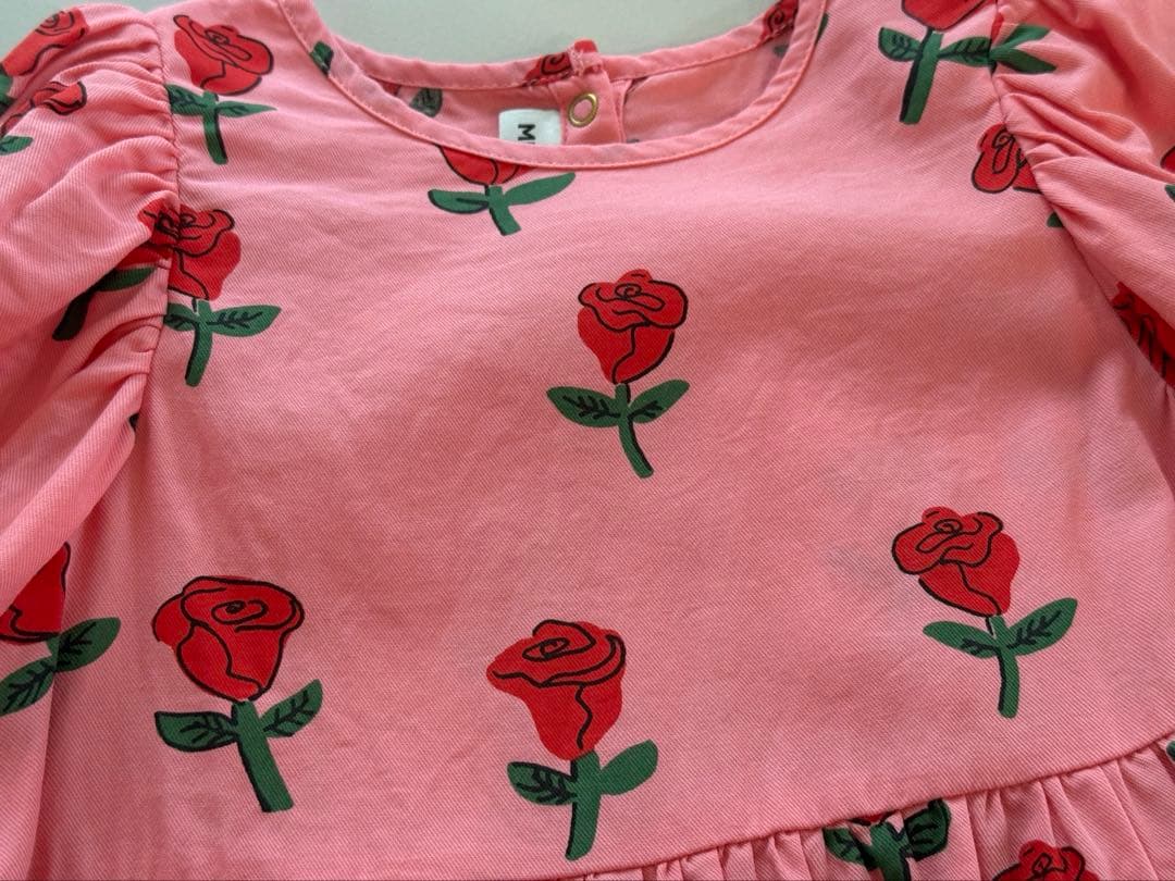 ワンピース minirodini puffsleeve dress