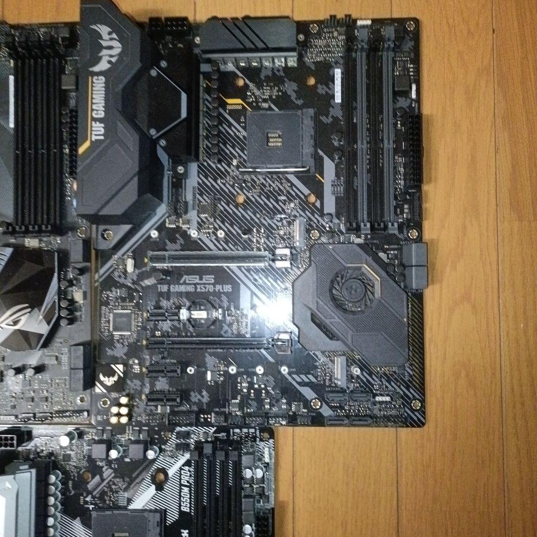バラ売り可　AM4 マザーボード 3枚まとめセット 動作未確認