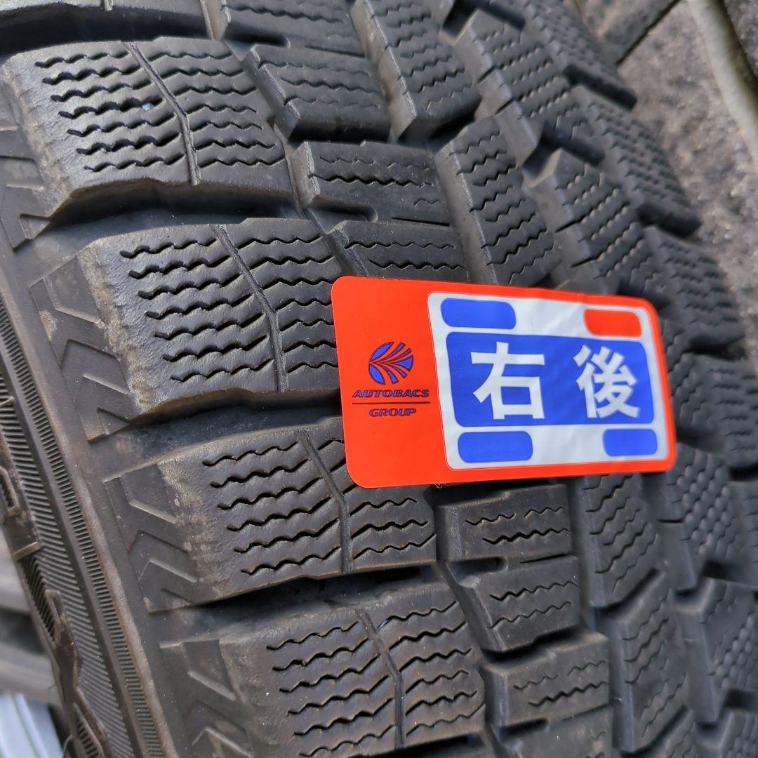 ダンロップスタッドレスタイヤ、ホイール付き4本　ホンダフリードDBA-GB３用