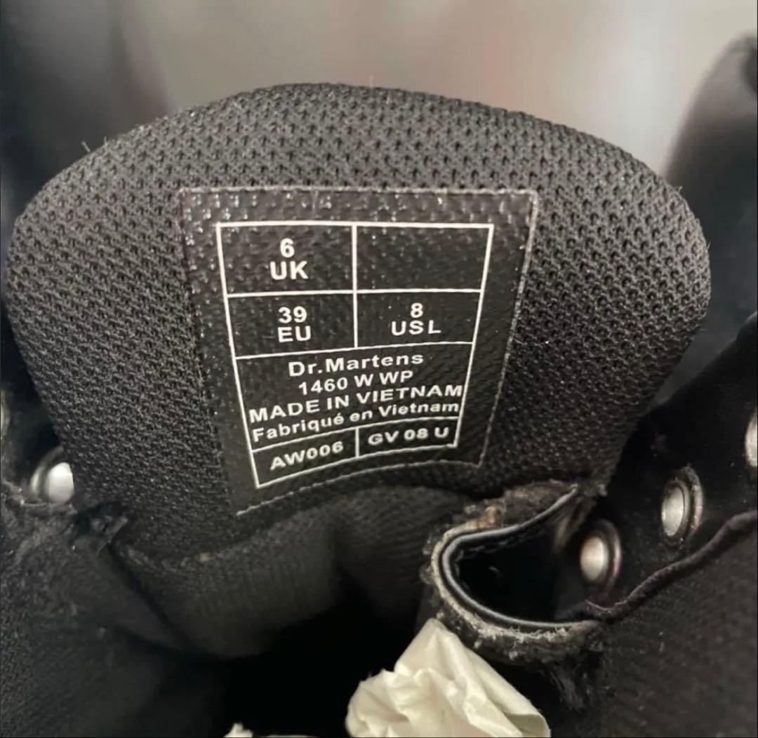 て*ん様 Dr. Martens ドクターマーチン1460 8 ホール　ブラック