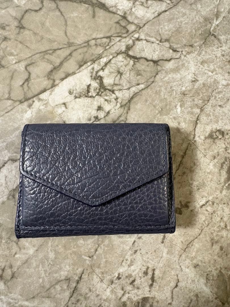 Maison Margiela ネイビー 三つ折り財布