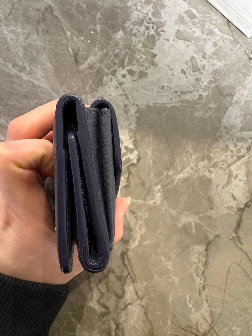 Maison Margiela ネイビー 三つ折り財布