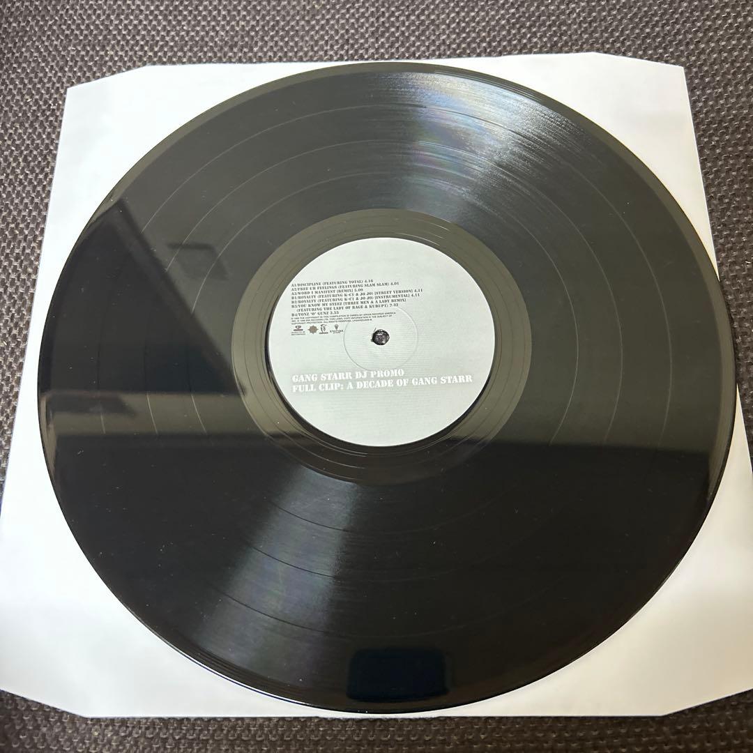 GANG STARR DJ PROMO FULL CLIP １２インチレコード
