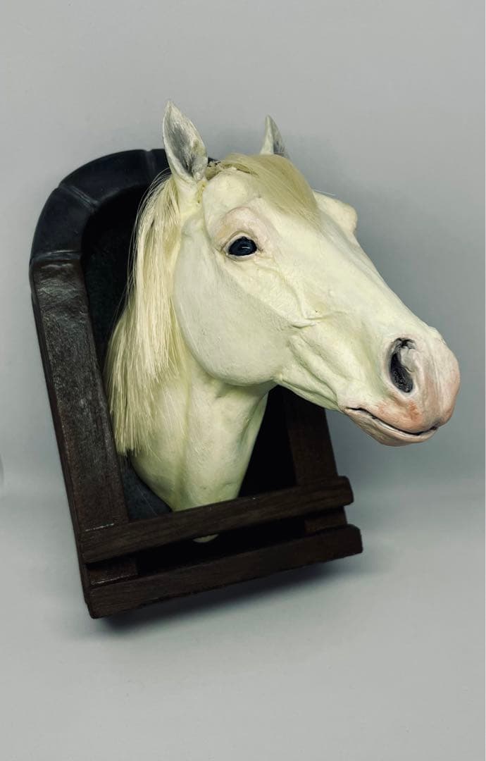 【REALHORSE】馬 壁掛けオブジェ Horse Head Statue Ⅱ