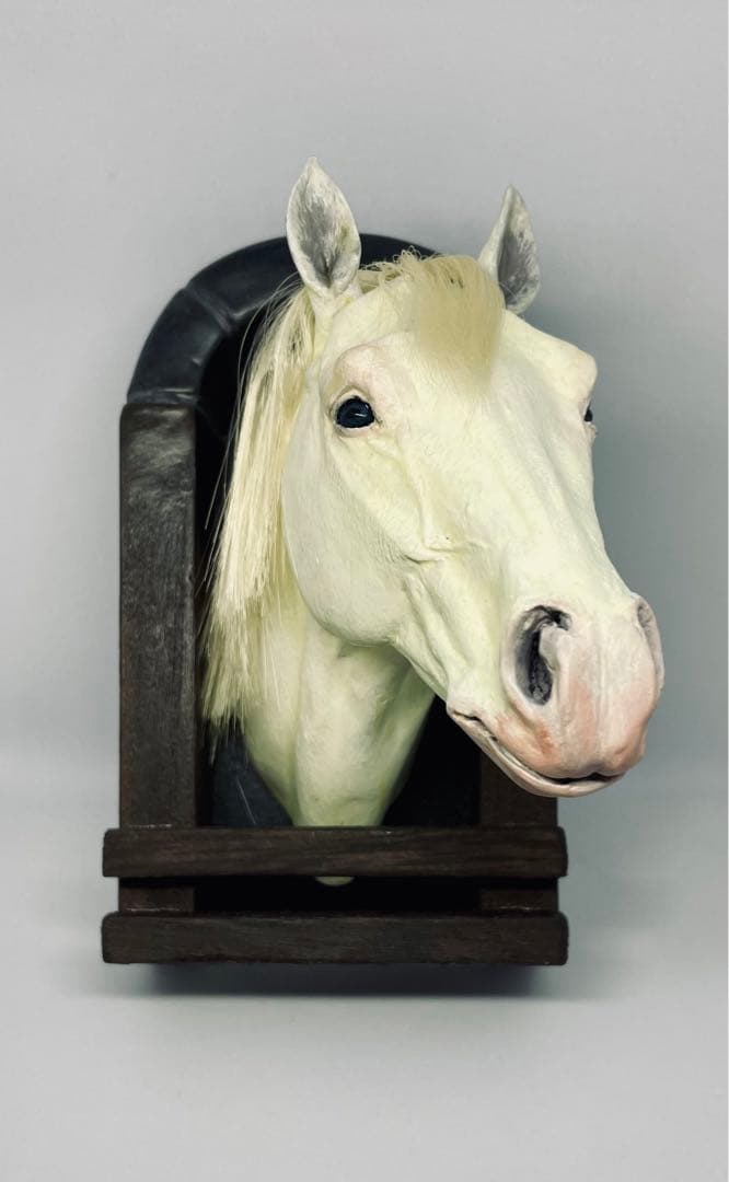 【REALHORSE】馬 壁掛けオブジェ Horse Head Statue Ⅱ