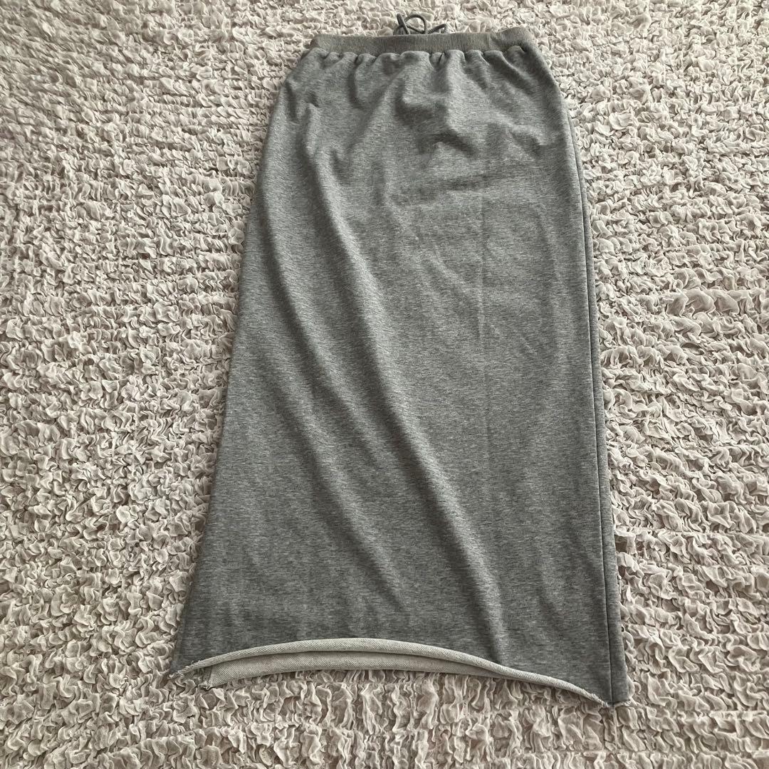 Ameri【未使用】BIJOU MOTIF SWEAT SKIRT 2025