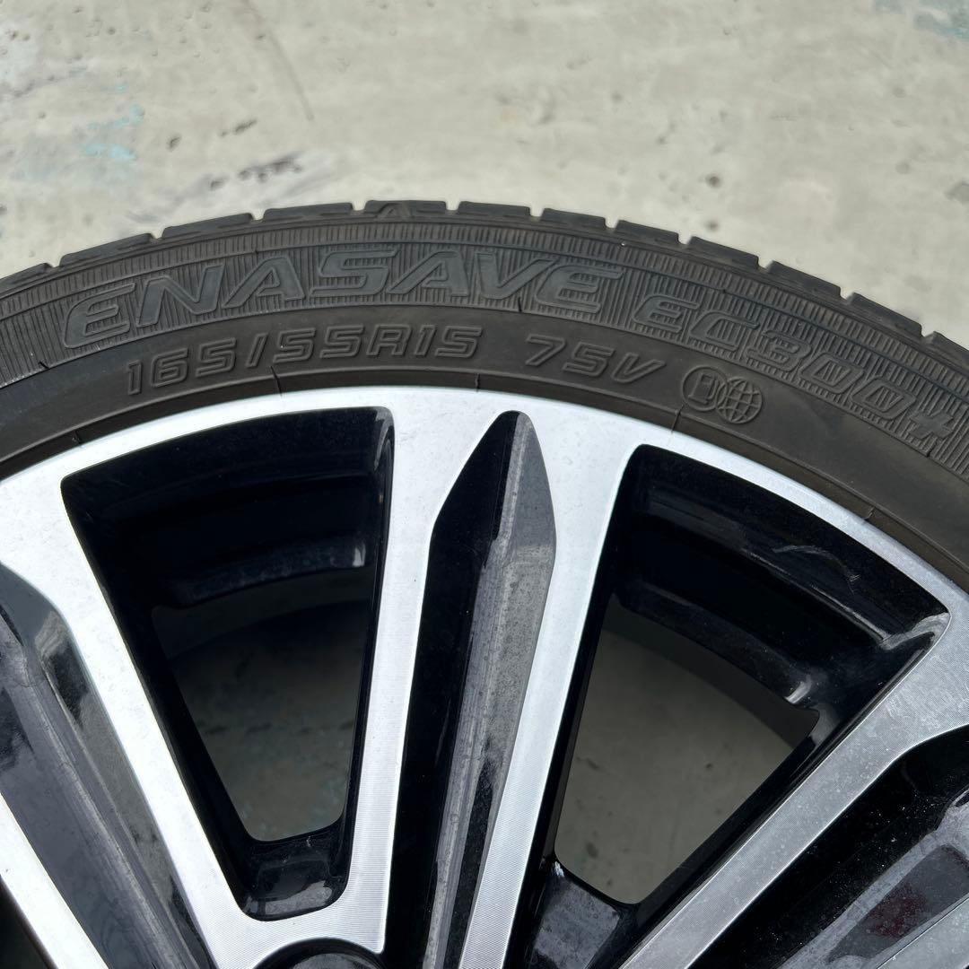 ピクシス　タイヤ付ホイール　1本　165/55R15 ジャンク品