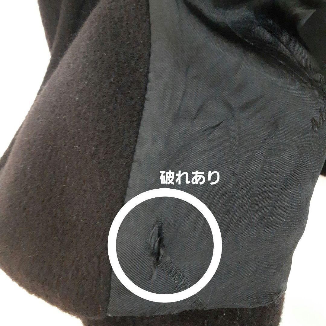 MaxMara ブラック ロングコート38