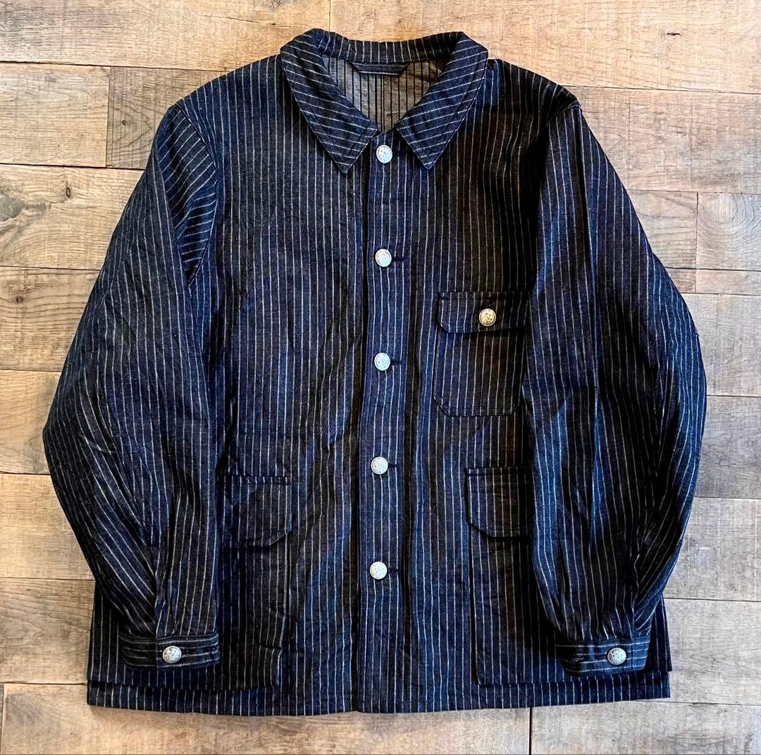 【新品】Nigel Cabourn40sフレンチワークジャケット50インディゴ