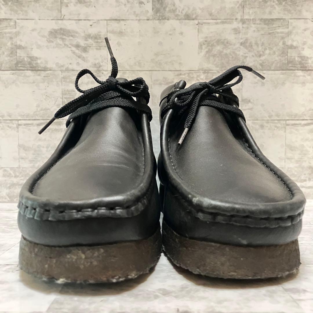 【美品】Clarks ワラビー 25.5㎝ クレープソール　モカシン　レザー