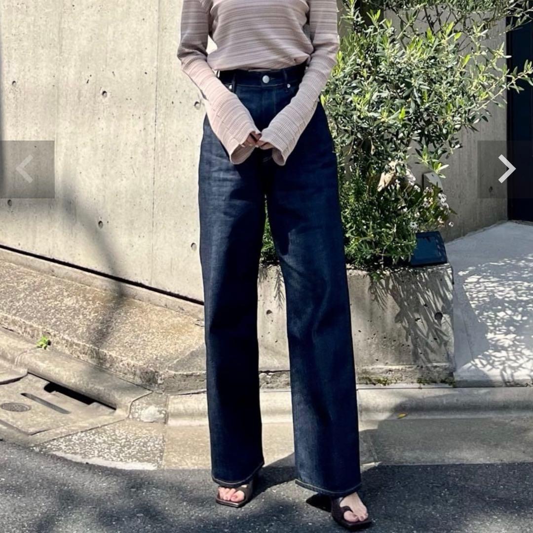 限定お値下げ　未使用近　ルーズストレートJOAN YANUK 22