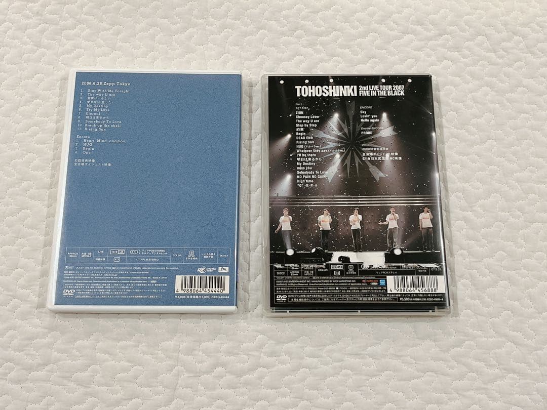 東方神起　5人時代　live fanclub DVD 12枚　セット　まとめ