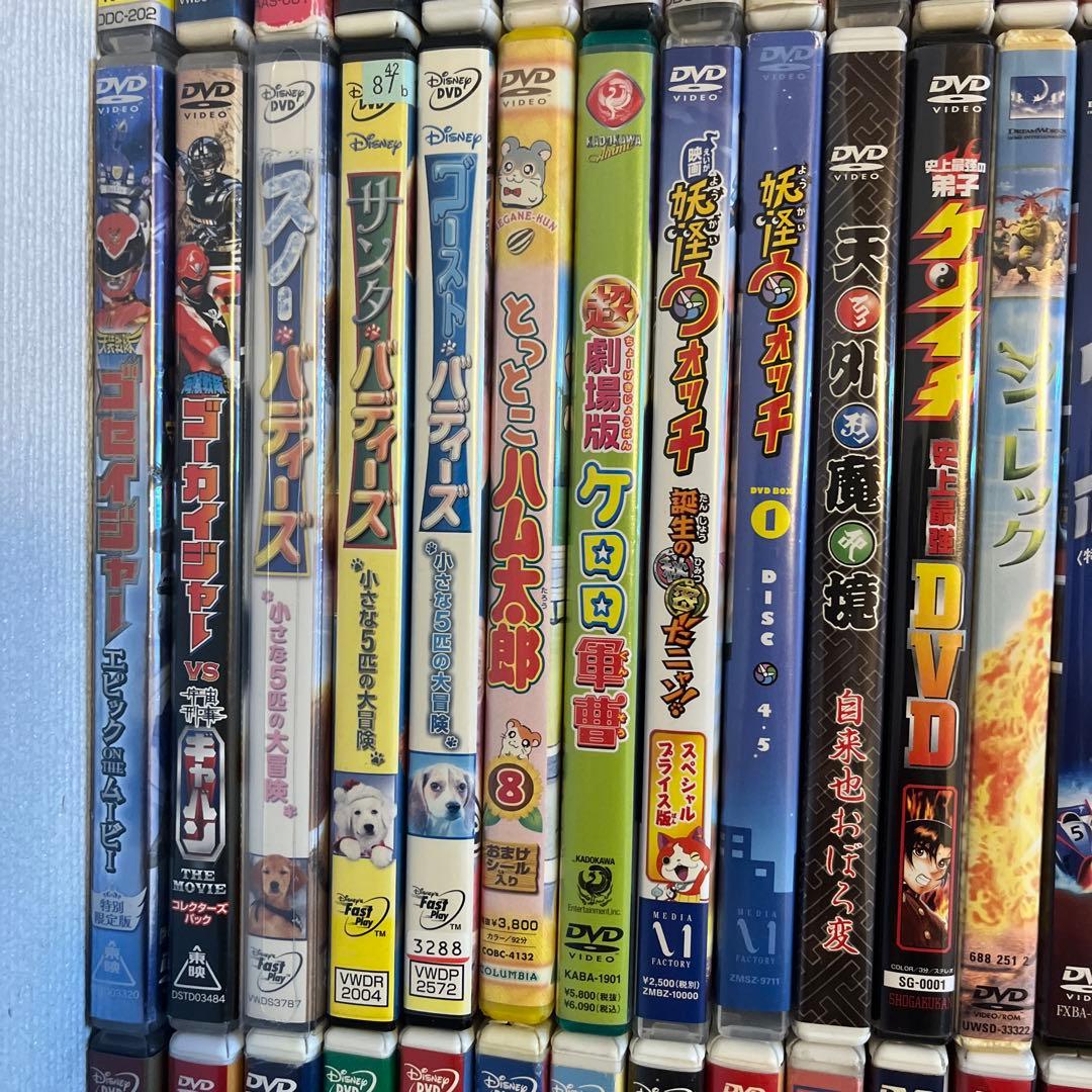ディズニーなど子供向け　DVD Blu-ray まとめ売り　95本以上　未検品