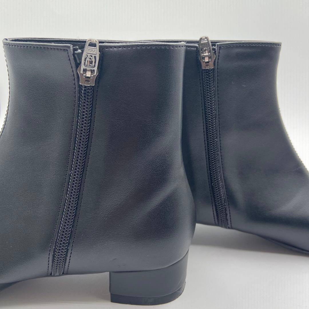 N*U様 RAKUNA ラクナ 人気　整体　ブーツ　ブラックサイドジップM