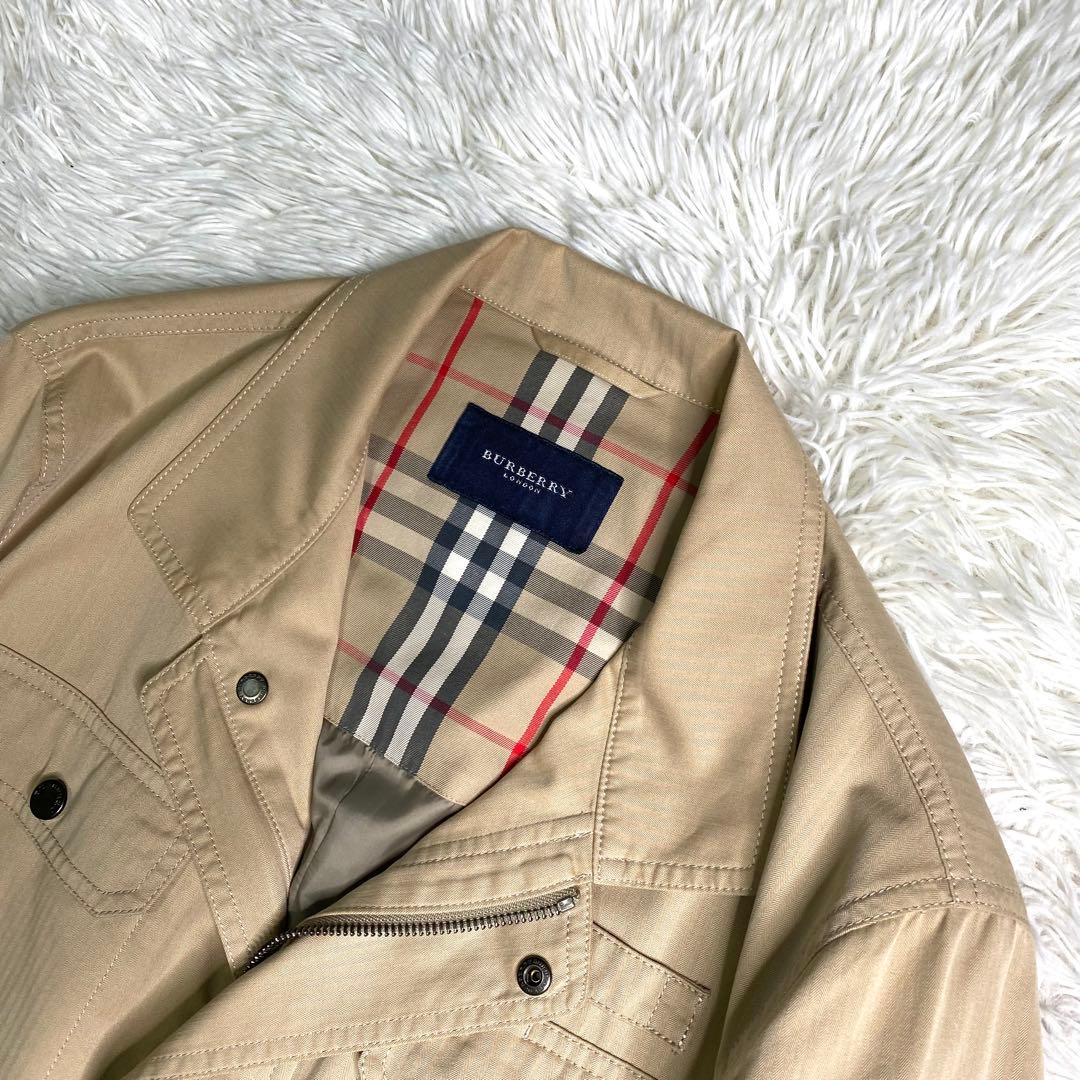 美品✨Burberry ハンティングジャケット ノバチェック 日本製 ベージュ
