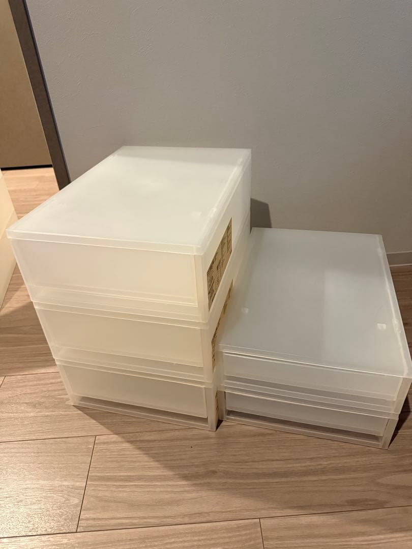 TIFIJ　無印良品 ポリプロピレンケース まとめ売り　8個セット