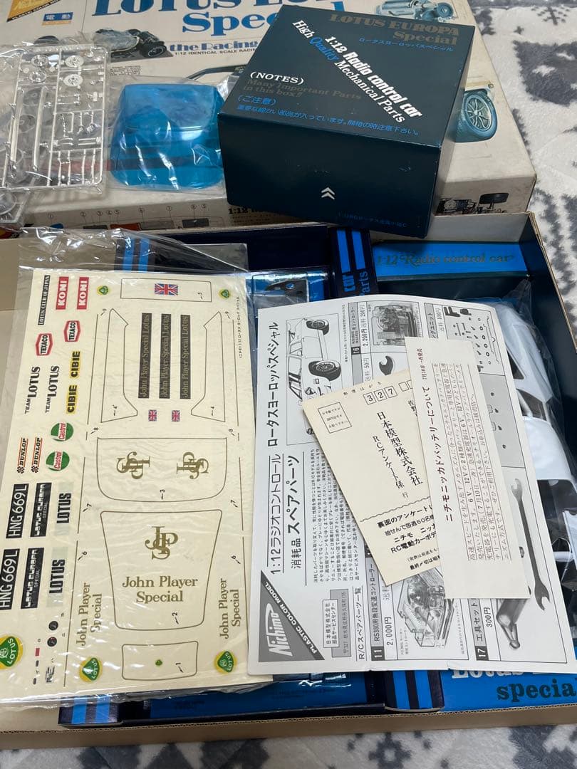 ウルトラ！ニチモ1/12 ロータスヨーロッパ 未組み立てRCキット