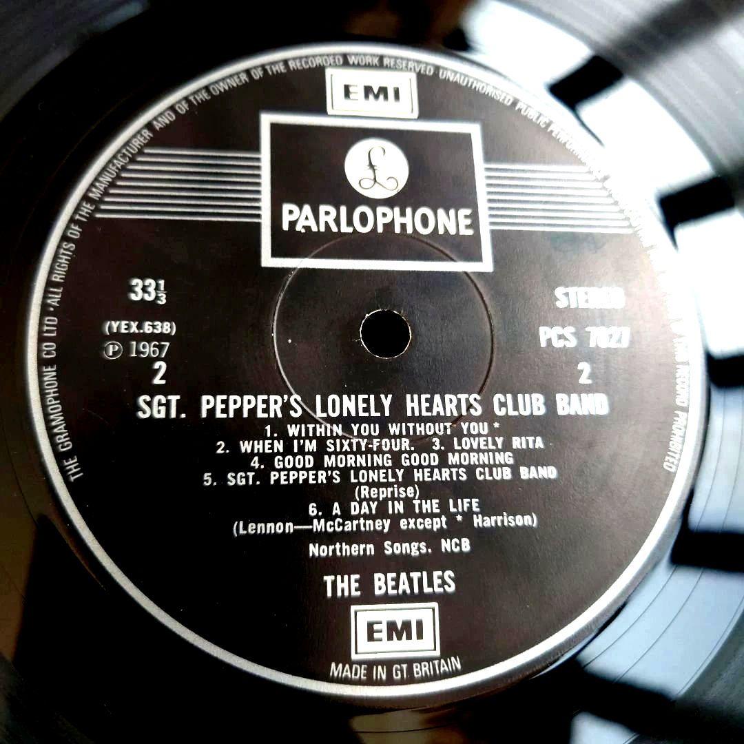 UK盤The Beatles Sgt. Pepper's