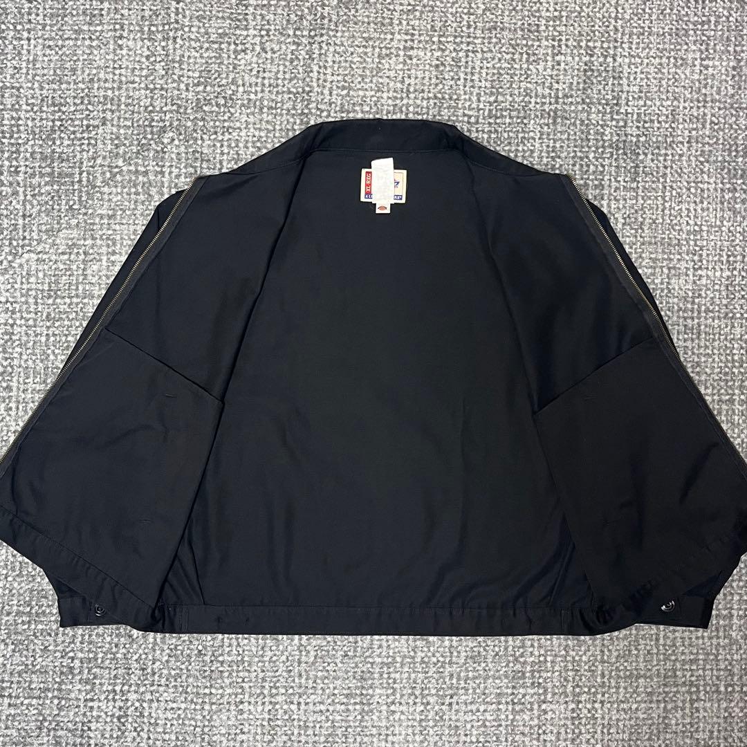 90s Dickiesアイゼンハワーワークジャケット短丈 ブラック XL