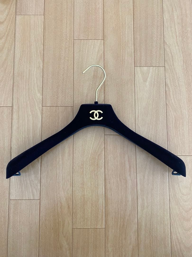 【非売品】CHANEL シャネル　ココマーク　ベロア　ハンガー　9点セット