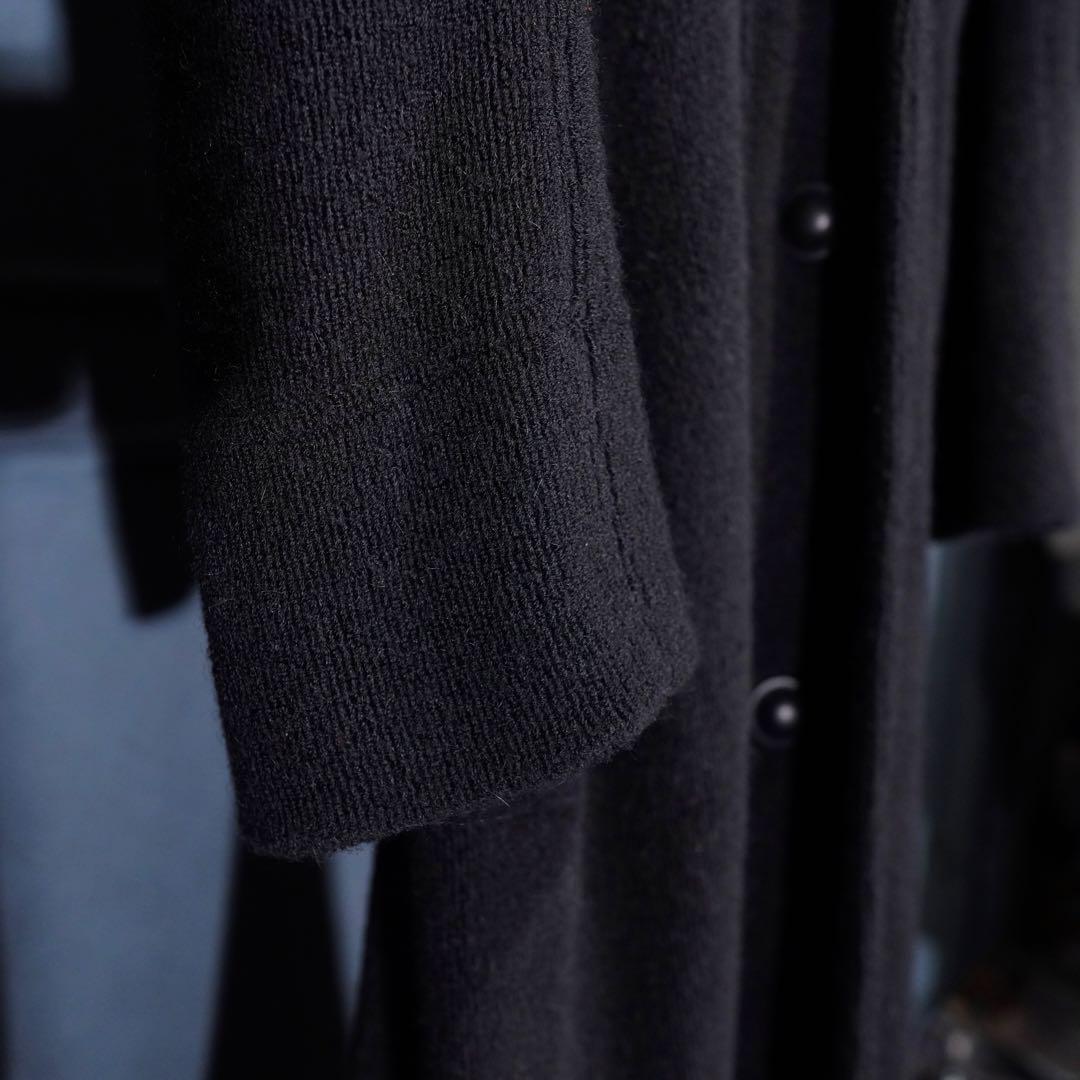 ISSEY MIYAKEイッセイミヤケビッグカラーシルクウールオーバーコート