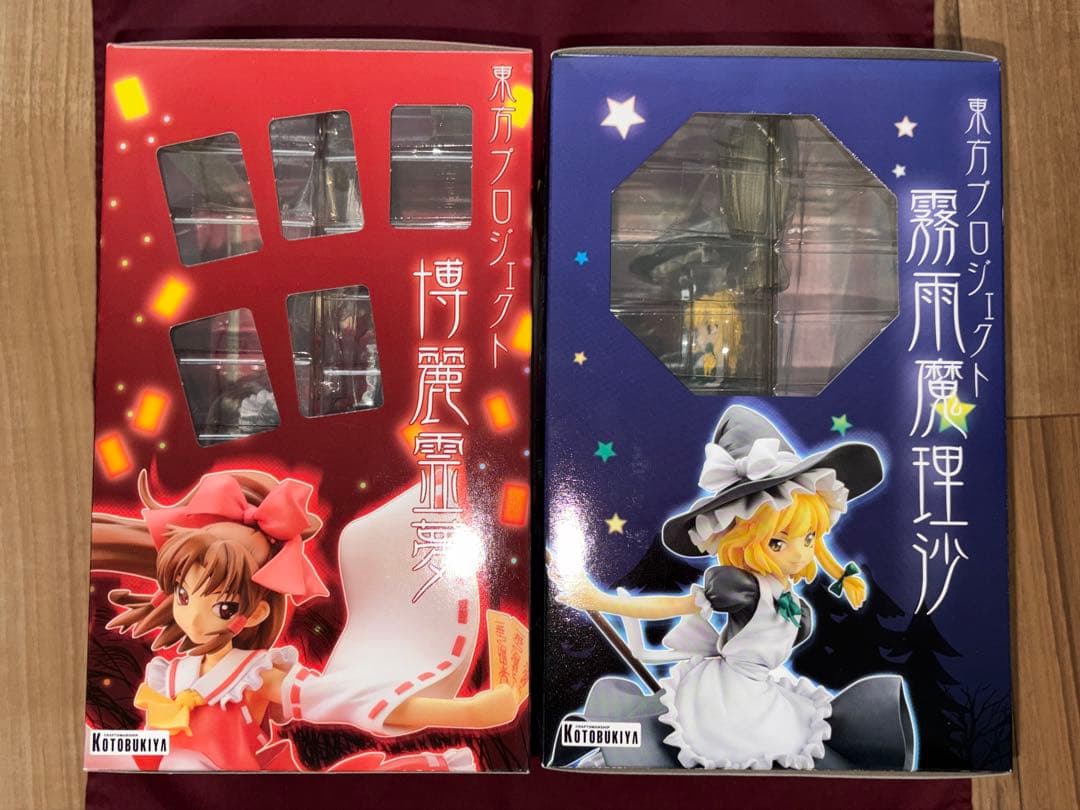 【新品未開封】 博麗霊夢 霧雨魔理沙 松倉ねむ 1/8 フィギュア