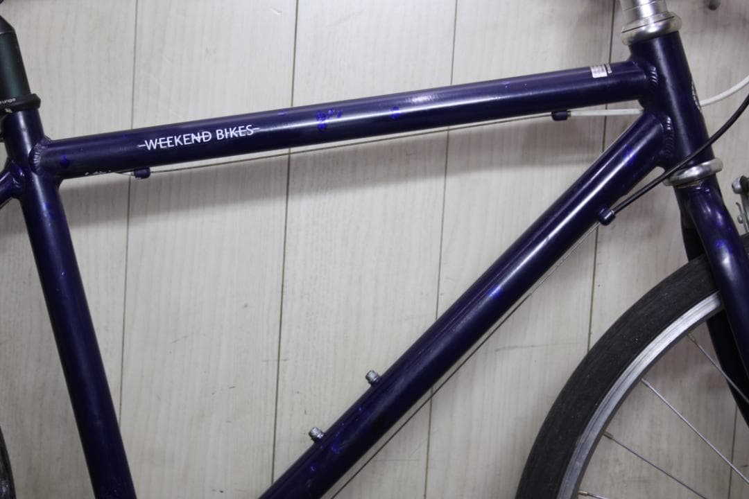 ち*ば様 あさひ製WEEKEND アルミ 26型 シマノ7速 440mm BLU