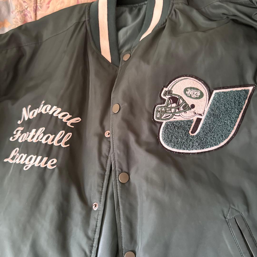 NFL NY Jets ダークグリーン ジャケット サイズL