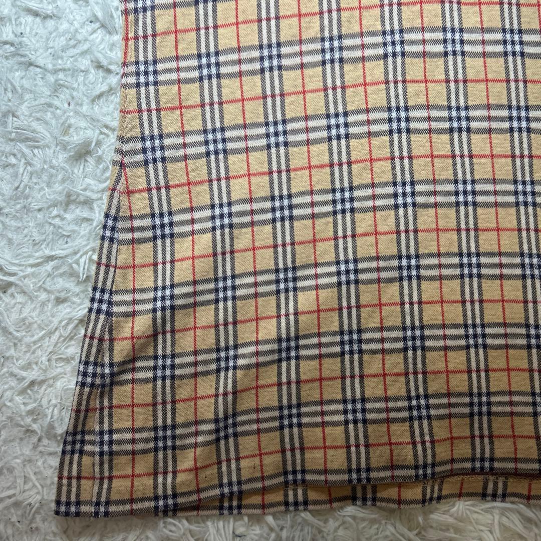 美品✨ BURBERRY ポロシャツ コットン　ノバチェック　ホースロゴ