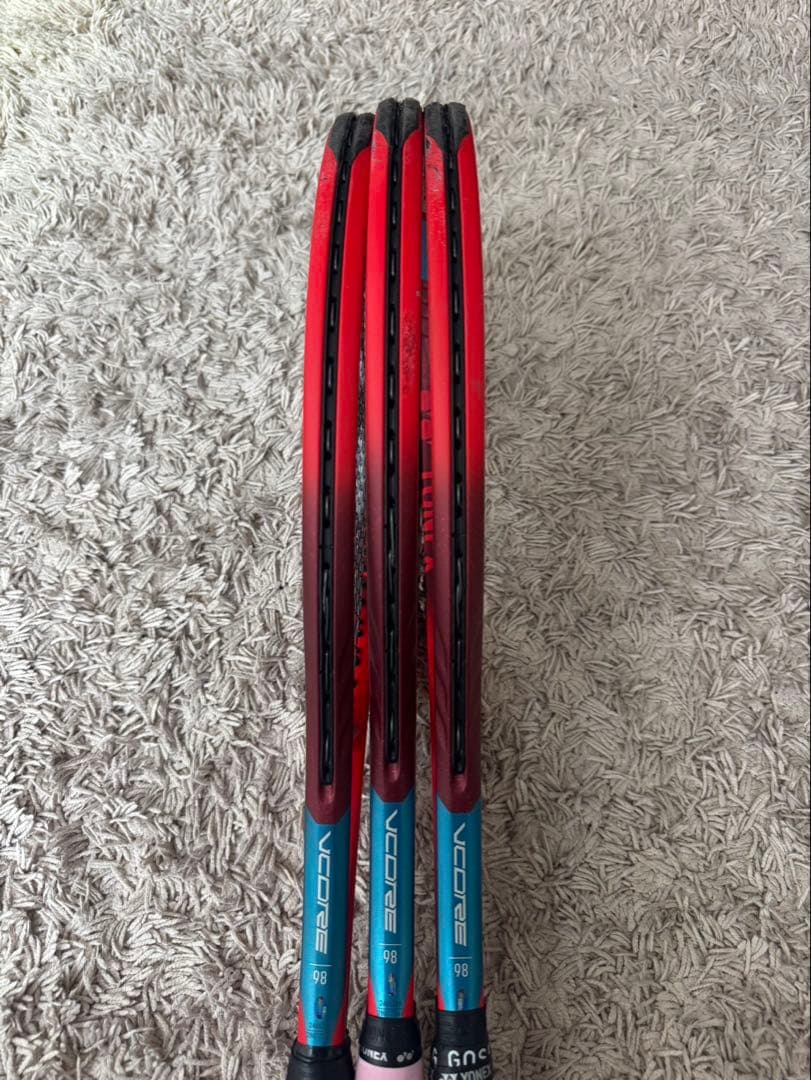 YONEX VCORE 98 ラケット 3本セット