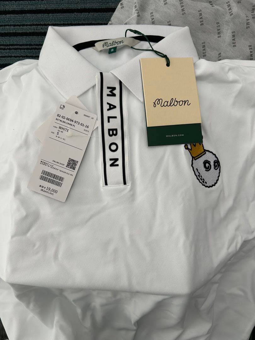 人気！　MALBON GOLF ビームスゴルフ別注ポロシャツ