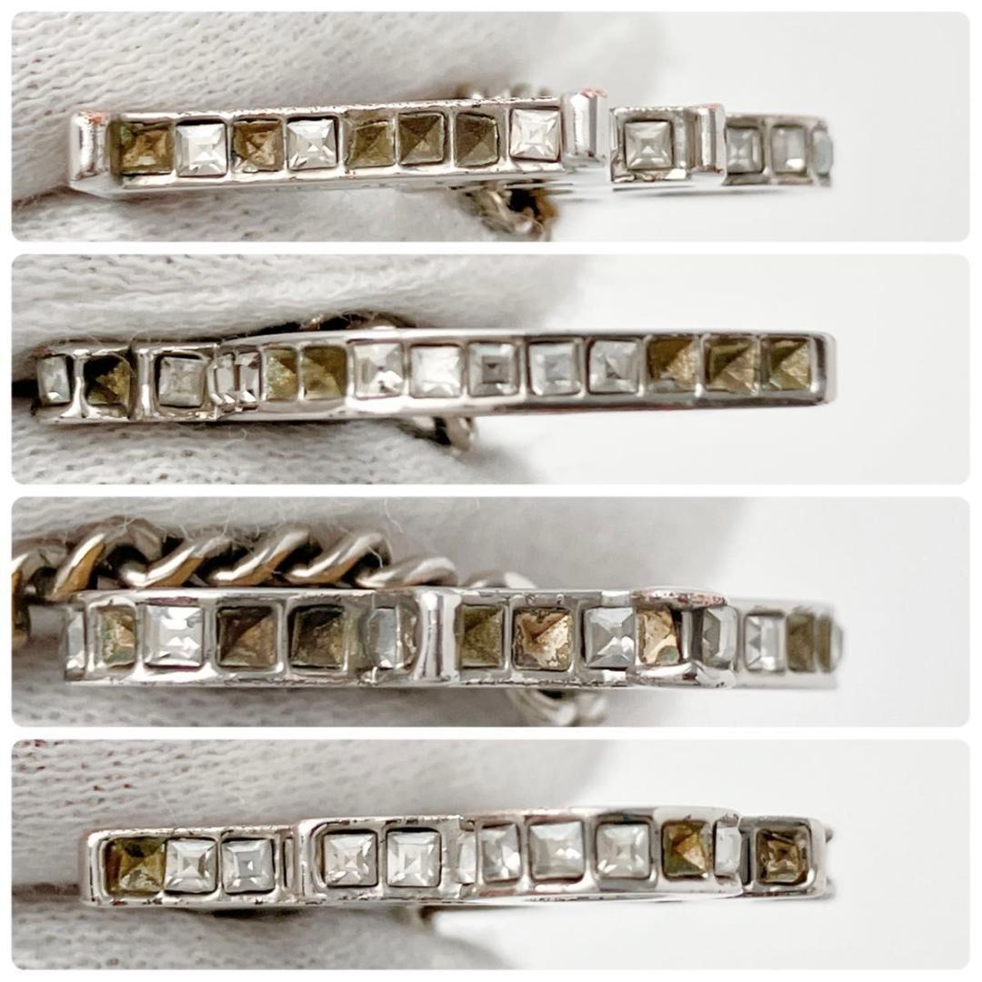ディオール dior CD ロゴ ネックレス ペンダント シルバー Y749